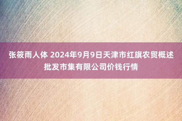 张筱雨人体 2024年9月9日天津市红旗农贸概述批发市集有限公司价钱行情