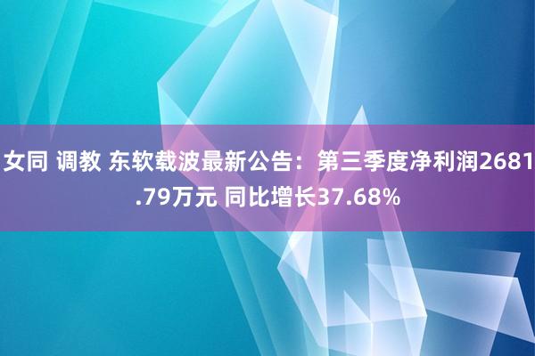 女同 调教 东软载波最新公告：第三季度净利润2681.79万元 同比增长37.68%