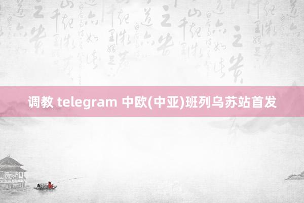 调教 telegram 中欧(中亚)班列乌苏站首发