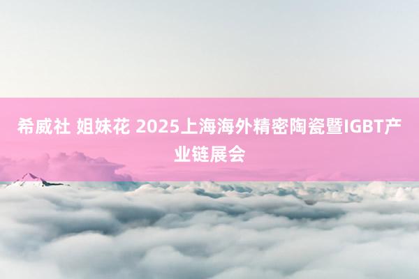 希威社 姐妹花 2025上海海外精密陶瓷暨IGBT产业链展会